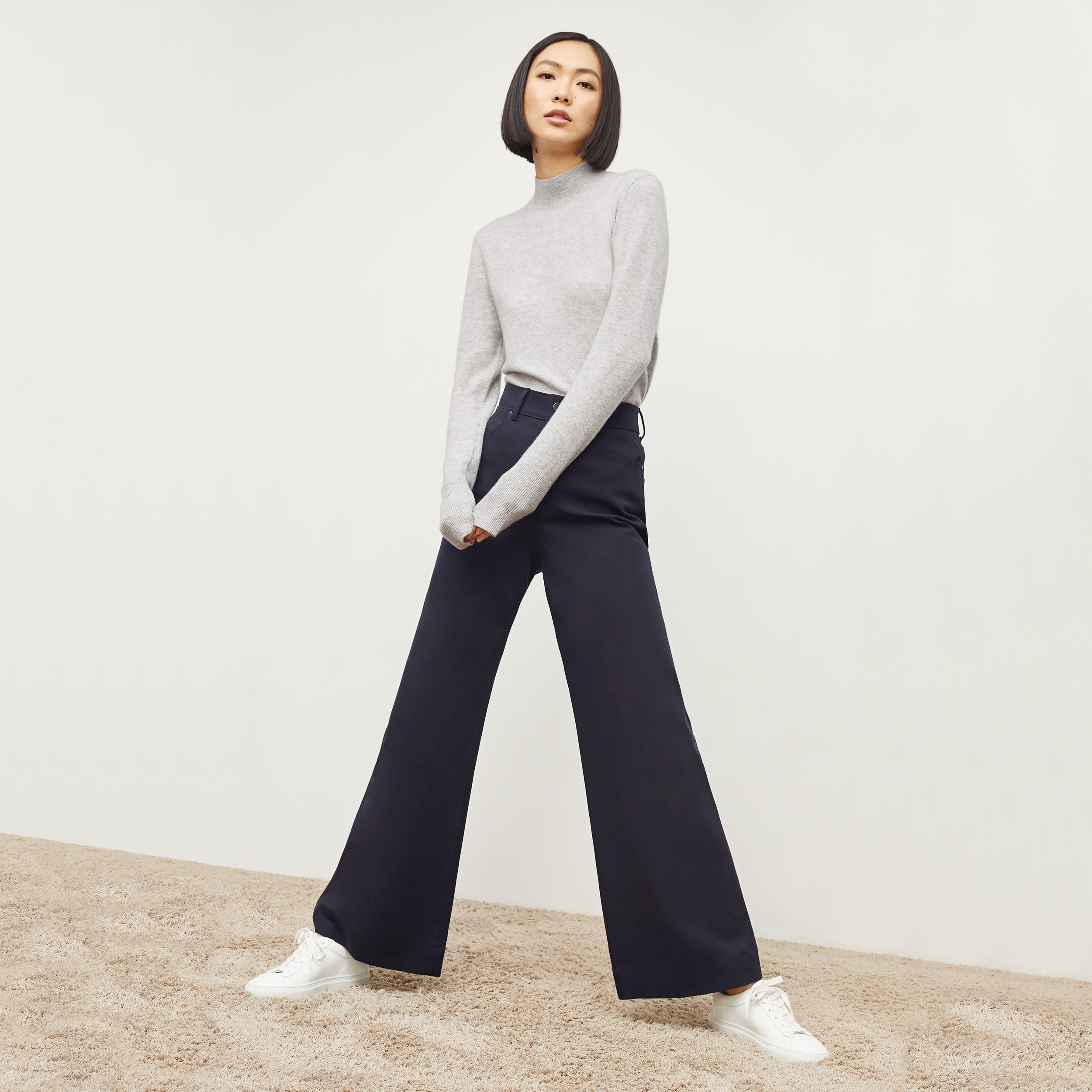 Milo Wide Leg Jeans for Women - Eco-Friendly Stretch Denim Pants with Comfortable Fit - Perfect for Casual Outfits, Workwear & Everyday Style