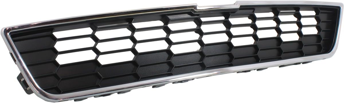 Textured Gray Shell & Insert Grille Compatible with SONIC 2012-2016 LS/LT/LTZ Models - Perfect for Car Front End Upgrade & Customization