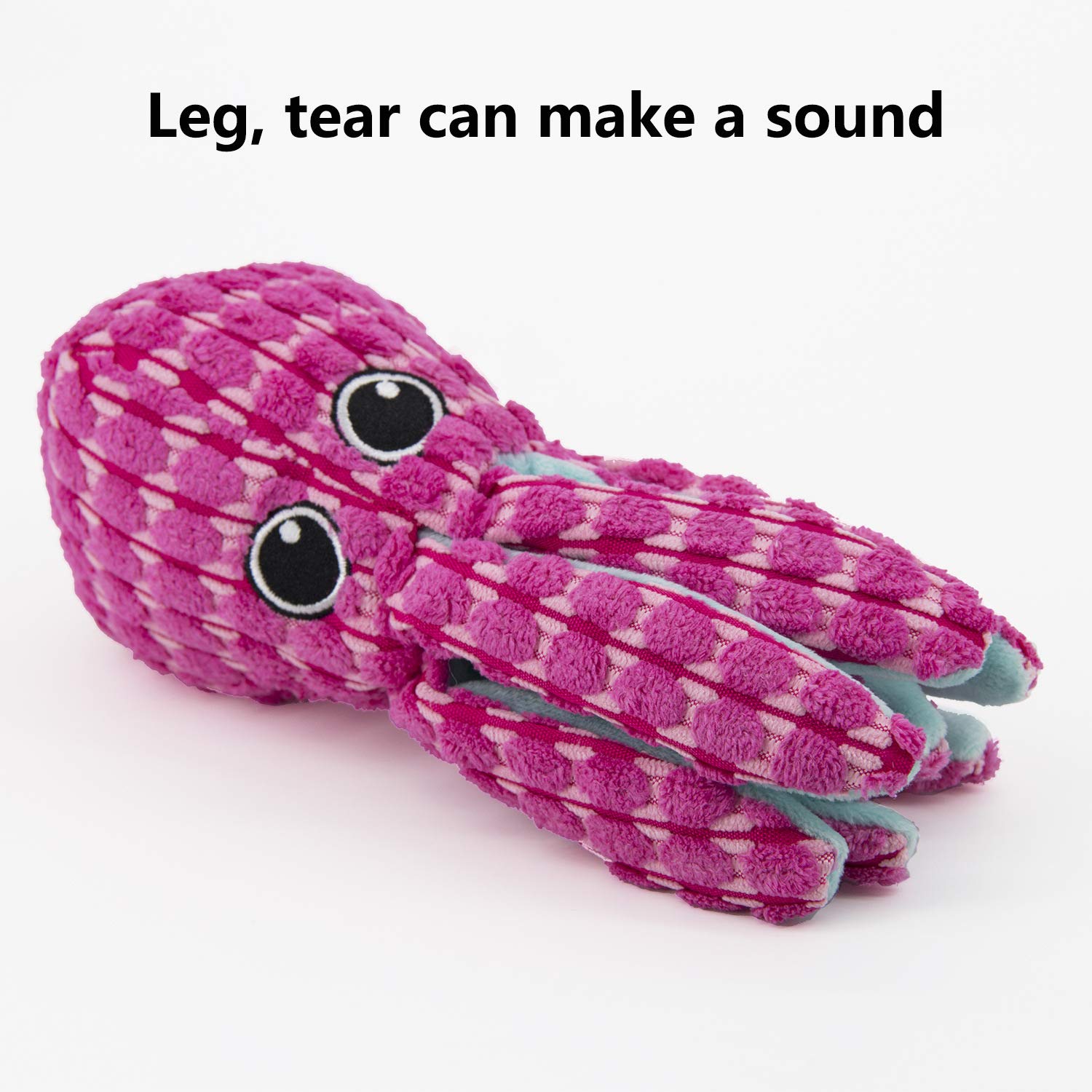 Durable Octopus Plush Dog Toy - Interactive Chew Toy with Squeaker for Small, Medium & Large Dogs - Perfect for Playtime, Training & Bonding with Your Pet