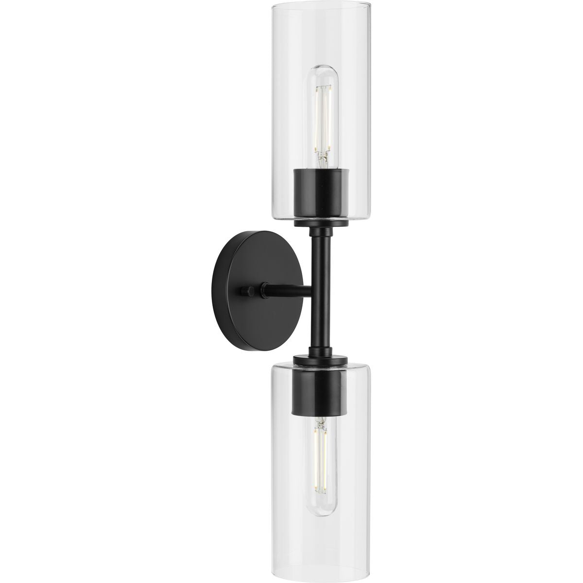 Cofield Collection Two Light Wall Bracket - Modern Sconce Lighting for Bedroom, Living Room & Hallway - Adjustable Arm Wall Mounted Fixture