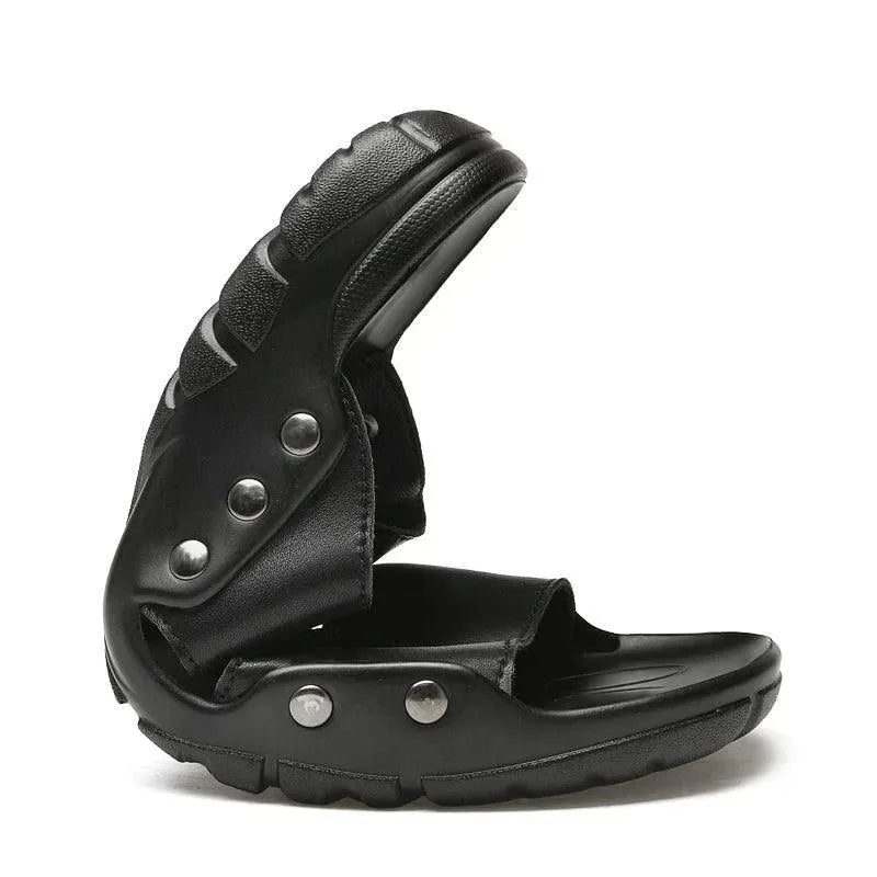 Comfortable Summer Slip On Leather Sandals for Women - Breathable & Lightweight Casual Shoes for Beach, Vacation, and Everyday Wear