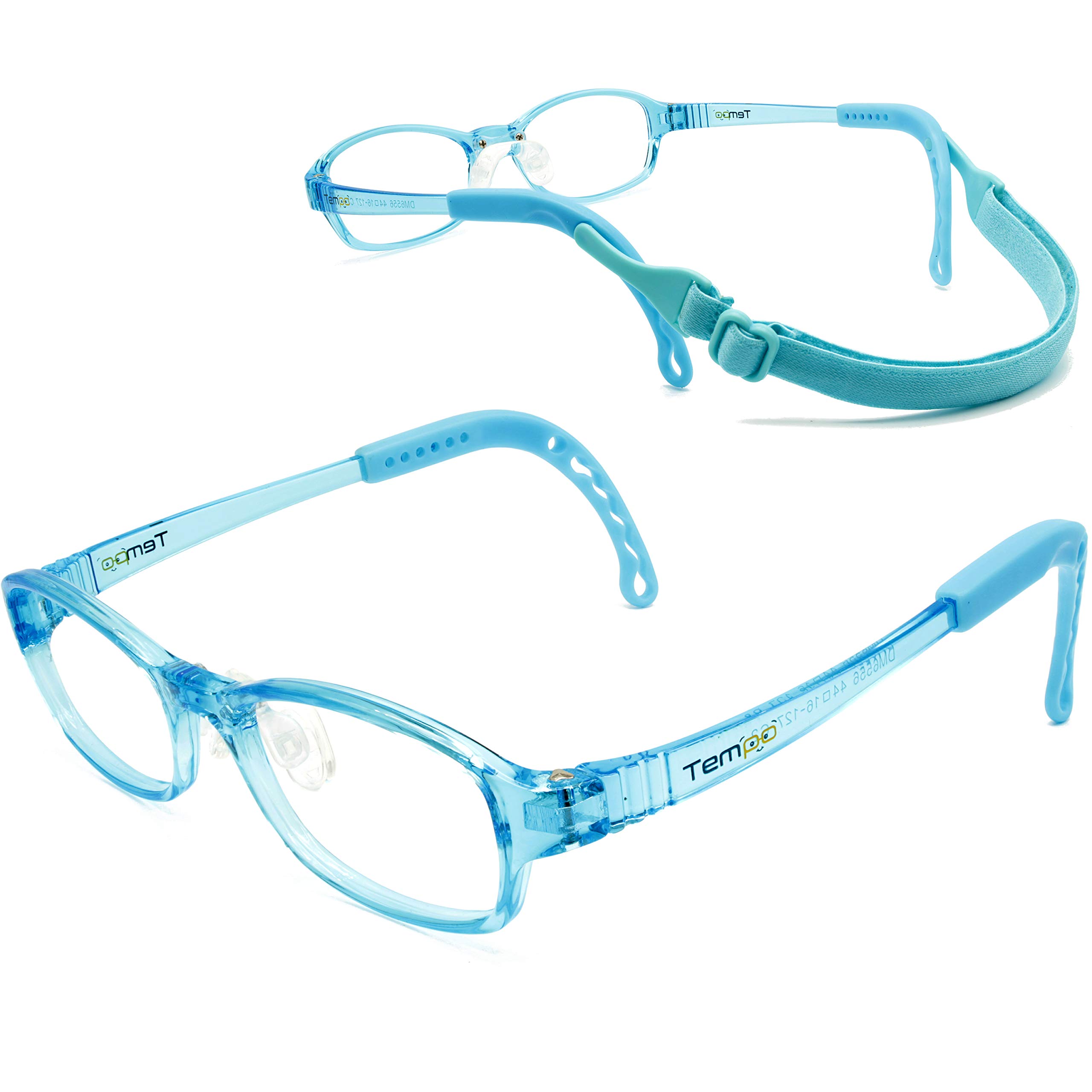 Adjustable Kids Glasses for Boys & Girls - Prescription Eyeglasses for Children with Flexible Temples - Perfect for School, Reading & Daily Wear (Model 2003)