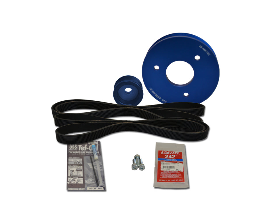 Yanmar Serpentine Pulley Kit for 3HM35 & 3HM Engines - 48 YSP 3HM A Replacement Part - Perfect for Marine, Agricultural & Industrial Equipment Maintenance