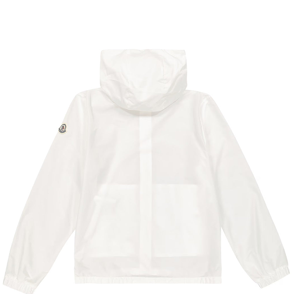 Moncler Aidrian Kids White Logo Jacket - Stylish Winter Coat for Boys & Girls - Perfect for School, Outdoor Play & Cold Weather