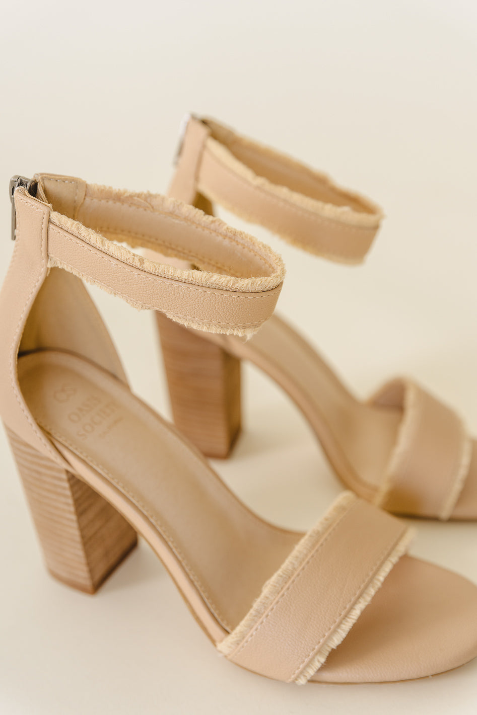 Kenzie Nude Heels - Women's Comfortable High Heels for Work, Party & Evening Wear - Final Sale