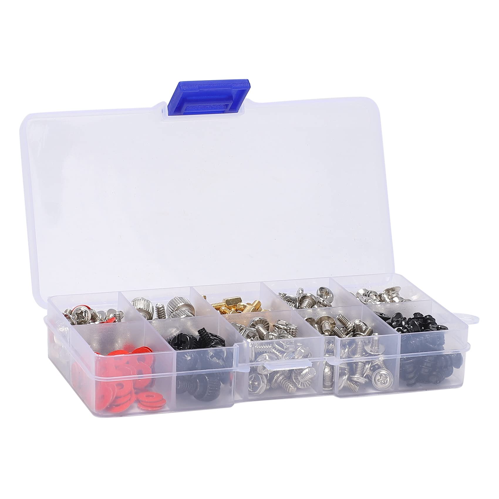 360PCS Computer Screws Kit - PC Case Screws, Motherboard Standoffs, Hard Drive & Fan Mounting Screws for PC Building & Repair - Perfect for DIY Computer Assembly, Upgrades & Maintenance
