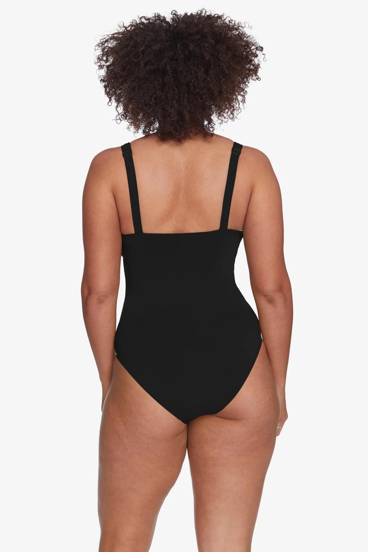 Robin Piccone Ava Knot One Piece Swimsuit - Black | Stylish & Comfortable Swimwear for Women | Perfect for Beach Vacations, Pool Parties & Summer Getaways