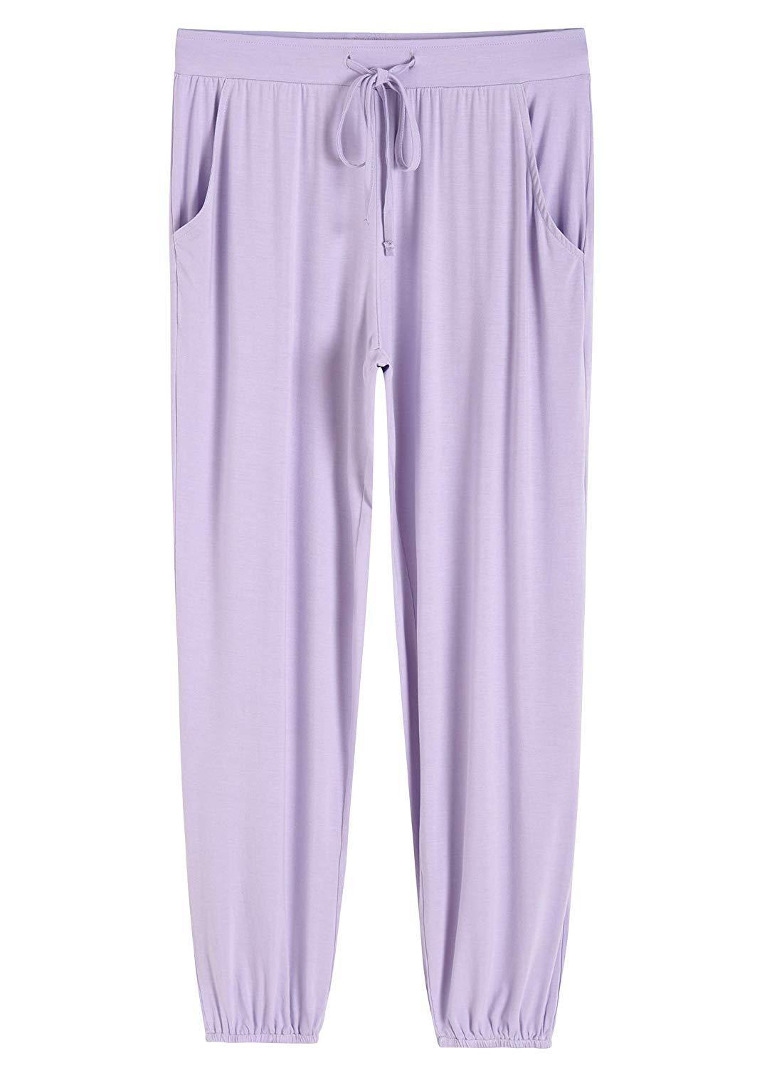 Comfy Women's Pajama Pants with Pockets - Soft Lounge Sleepwear for Relaxing at Home & Travel