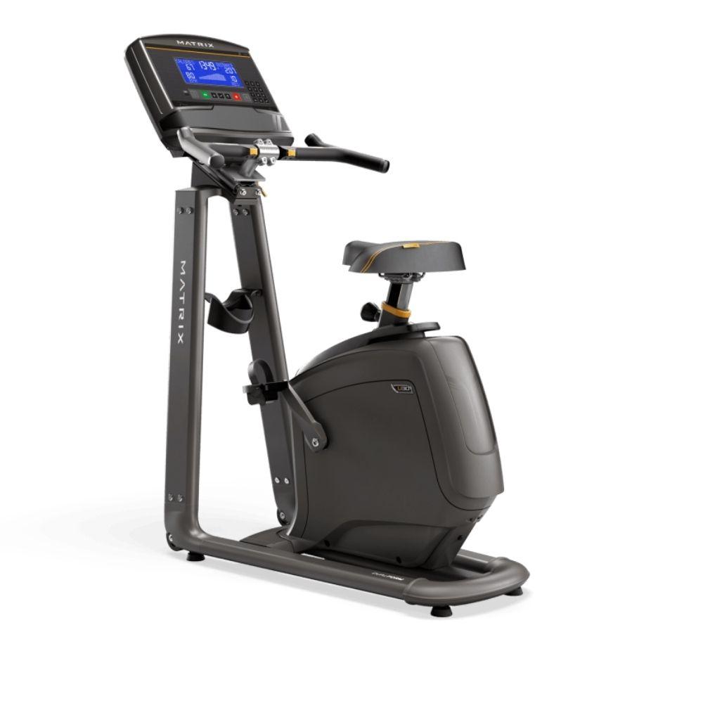 Matrix U30 Upright Exercise Bike for Home Gym - Indoor Cycling Bike with LCD Monitor & Adjustable Resistance - Perfect for Cardio Workouts, Weight Loss & Fitness Training