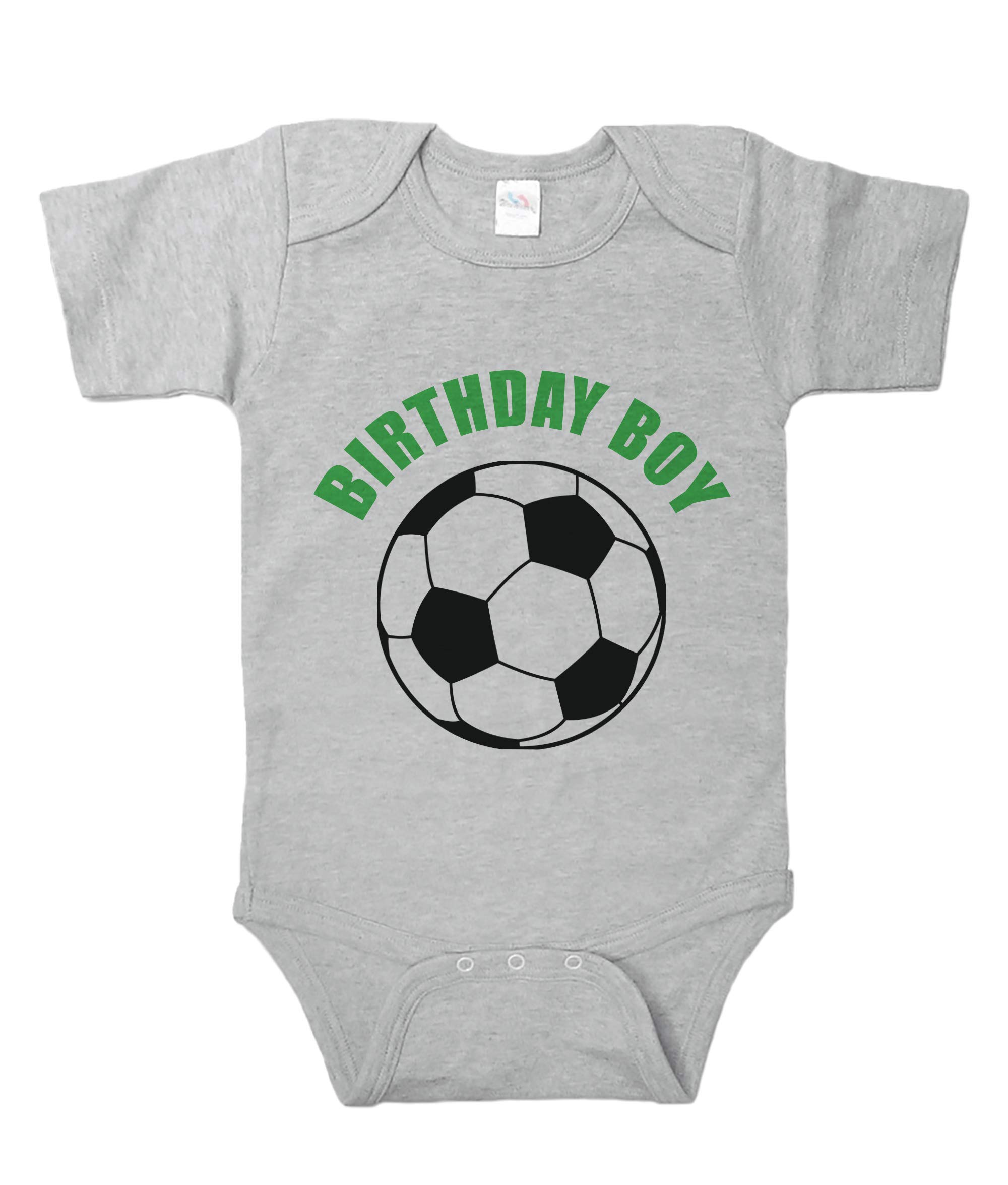 7 Ate 9 Apparel Boys' Soccer Birthday Outfit - Cute One-Piece Romper for Toddler Boys' Soccer Party & First Birthday Photo Shoots