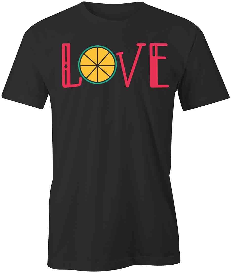 Love Graphic Printed T-Shirt for Men & Women | Soft Cotton Black Tee for Casual Wear, Date Night & Gifts