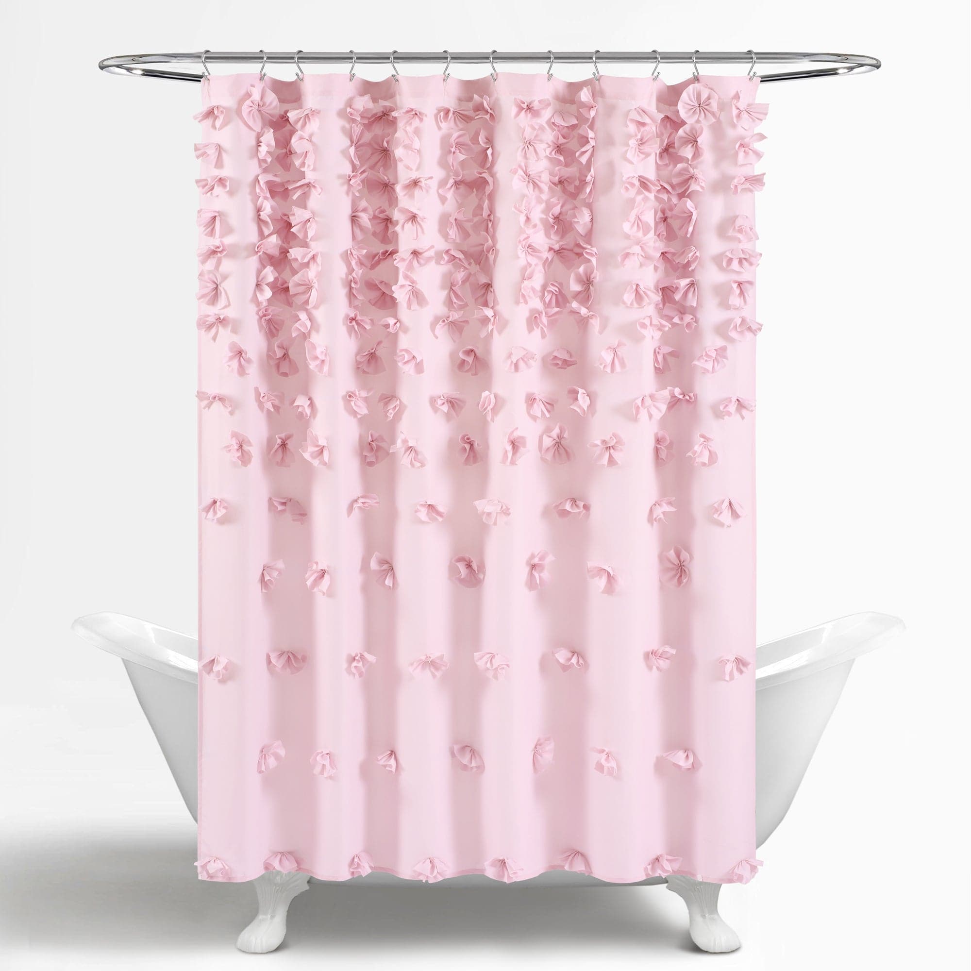 Riley Waterproof Shower Curtain - Elegant Bathroom Decor for Modern Homes | Perfect for Bathrooms, Dorms & Apartments