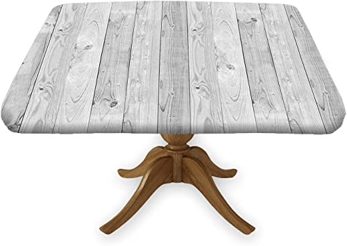 Wood Grain Square Table Cover