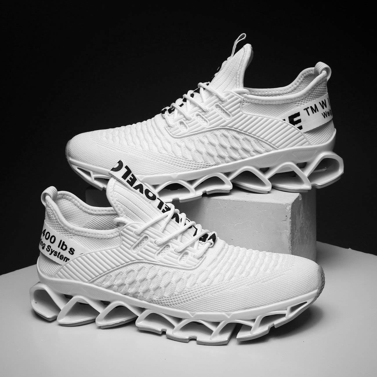 Chopben Men's Running Shoes - Non-Slip Blade Design, Breathable Mesh, Soft Sole for Athletic Walking & Casual Wear | Perfect for Jogging, Gym Workouts & Daily Comfort