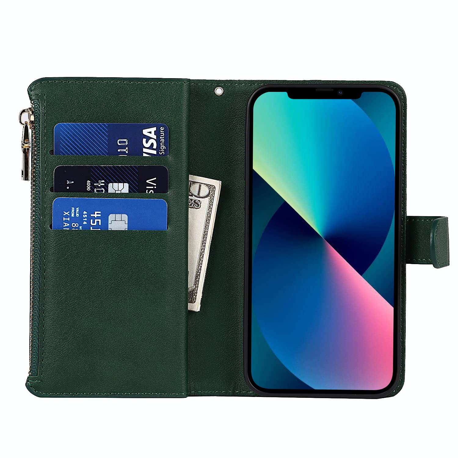 Premium Leather Wallet Case for iPhone 13/14 (6.1