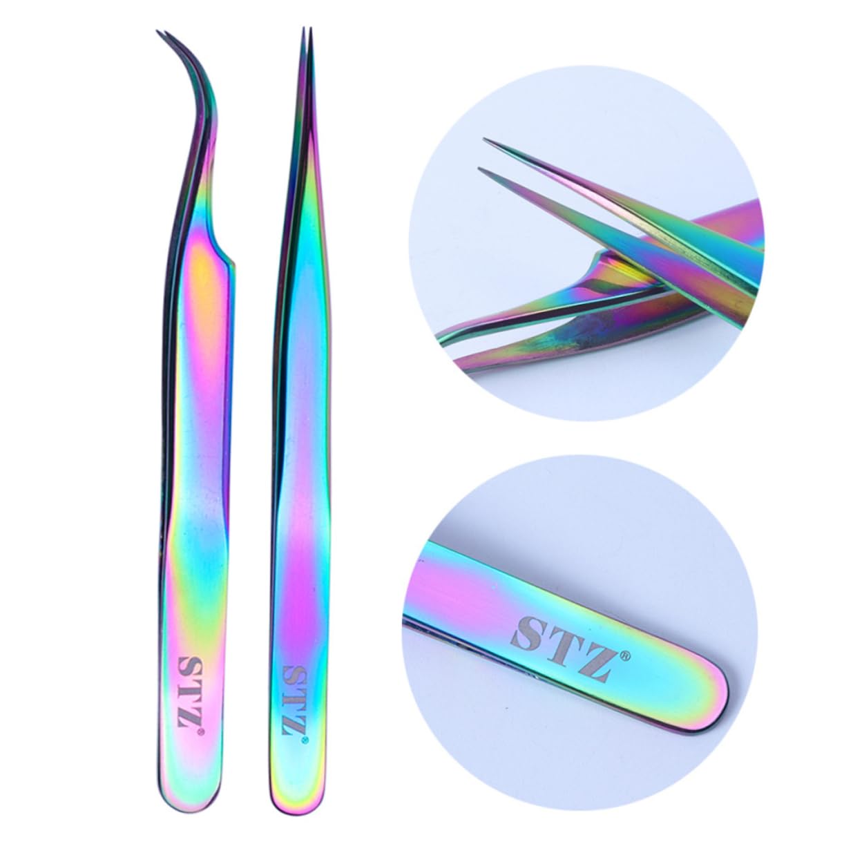 IPetboom Professional Nail Clippers & Tweezers Set - 2-Piece Stainless Steel Nail Care Kit for Manicure, Pedicure & Grooming at Home or Salon