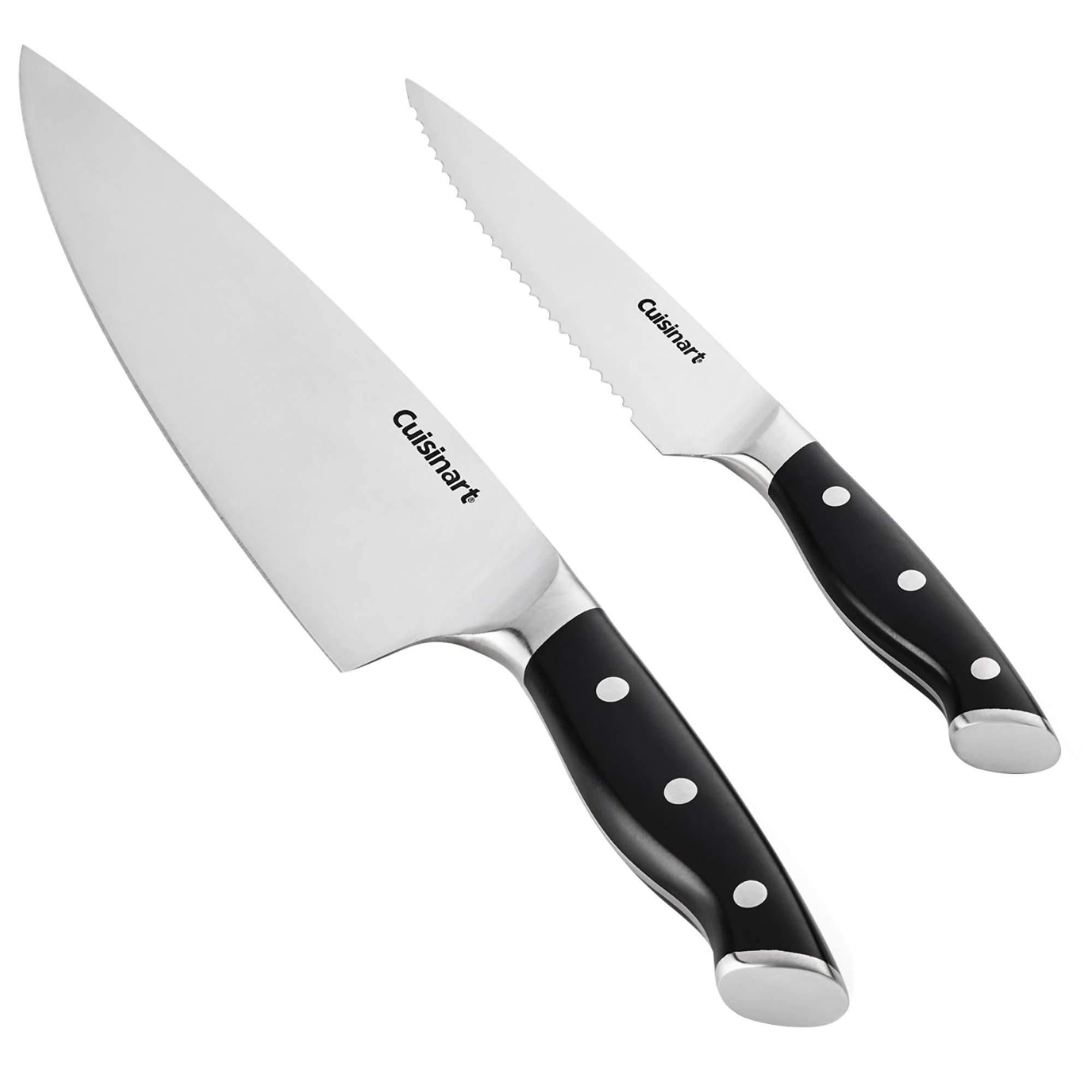 Cuisinart Classic 15-Piece Rotating Knife Block Set - Premium Stainless Steel Knives for Professional Chefs & Home Cooking - Perfect for Slicing, Dicing & Meal Prep