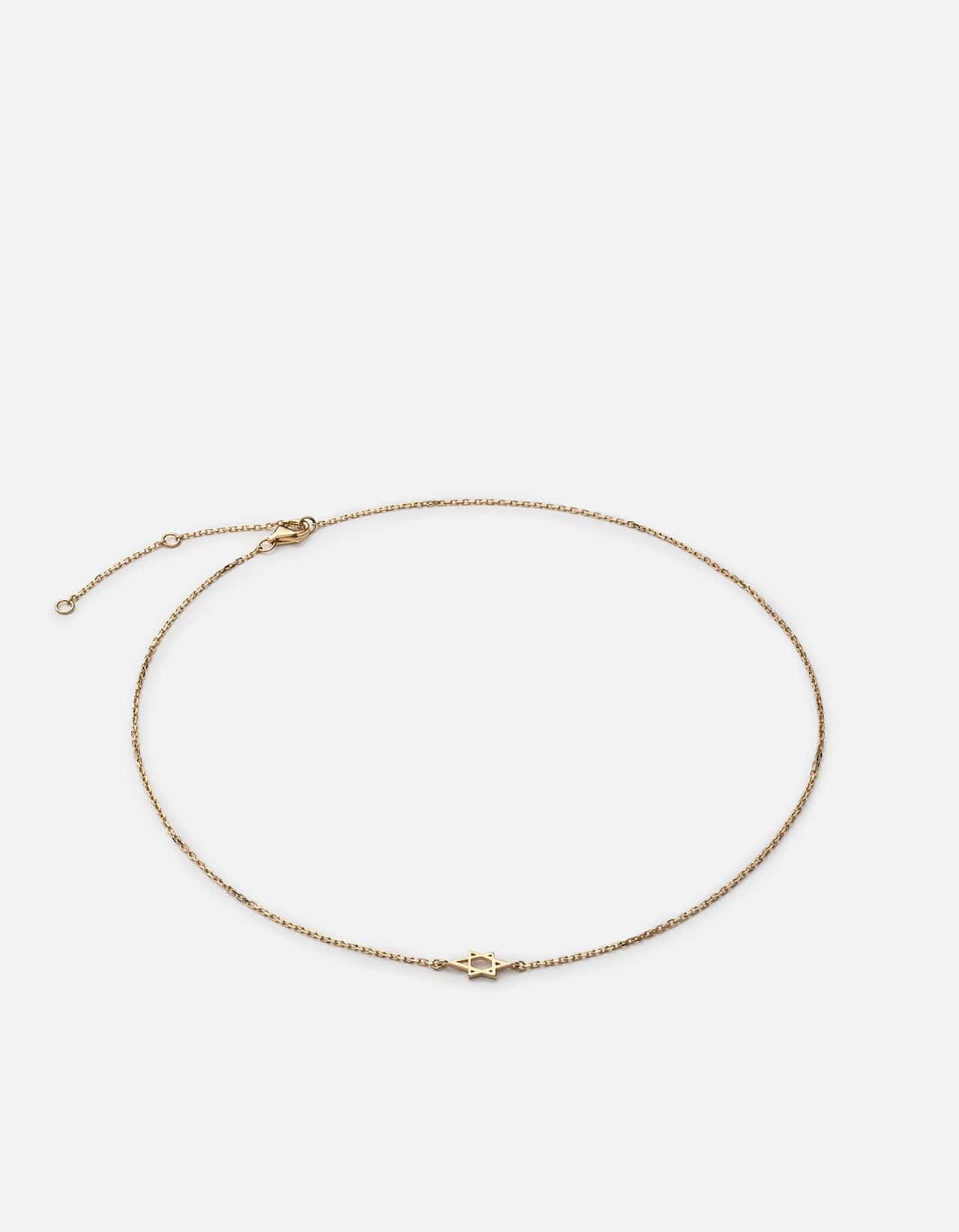Mini Star of David Necklace - 14K Gold Vermeil Jewish Jewelry for Women - Perfect for Hanukkah Gifts, Bat Mitzvah & Everyday Wear
