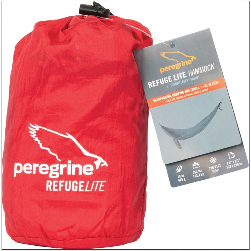 Peregrine Refuge Lite Hammock - Ultralight Portable Camping Hammock for Backpacking, Hiking & Outdoor Adventures - Perfect for Camping, Travel & Relaxation in Nature