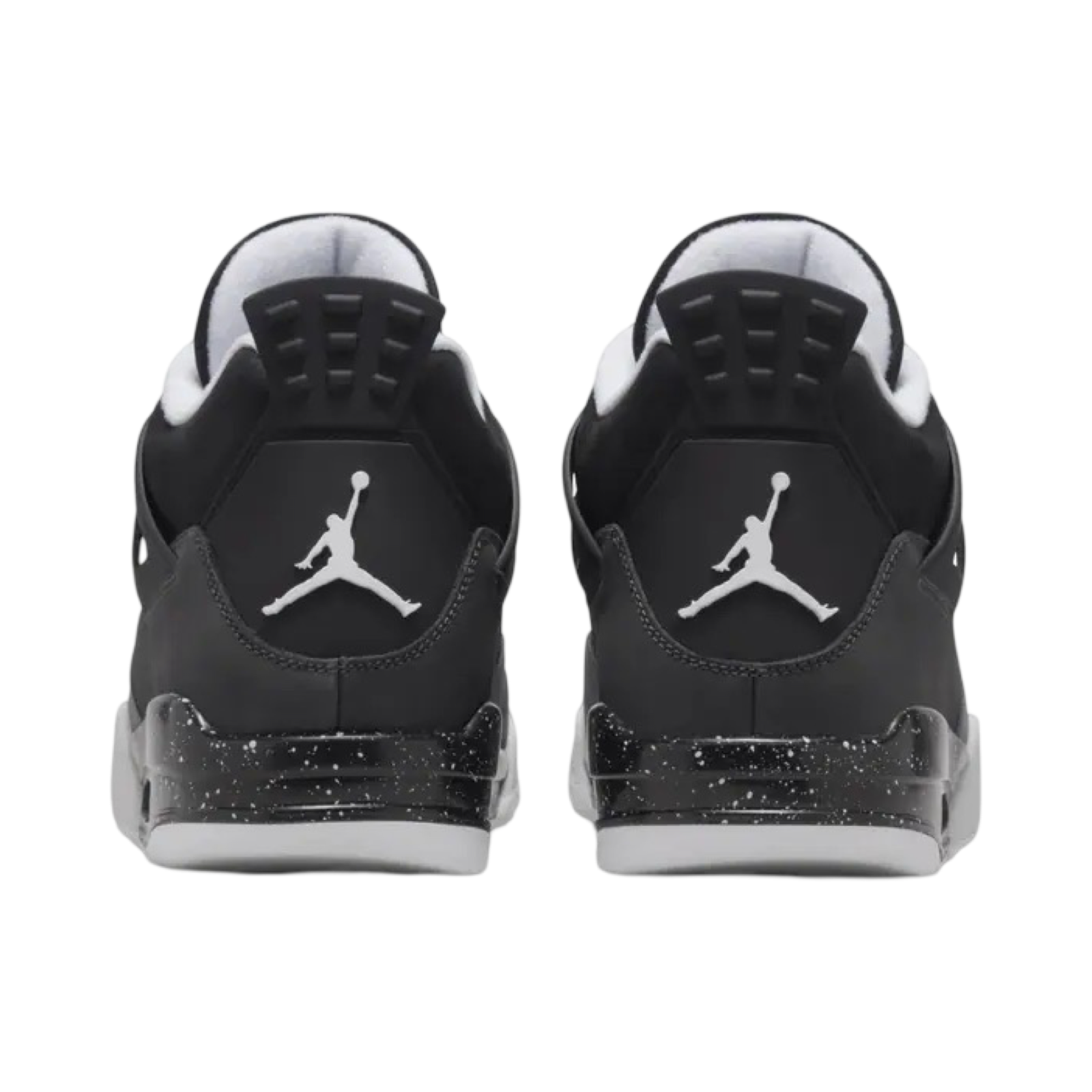 Air Jordan 4 Retro Fear Black White Anthracite Black Basketball Shoes - Men's High-Top Sneakers for Streetwear & Casual Style