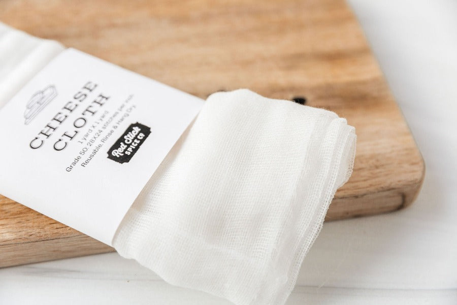 Premium Cheesecloth for Cooking, Straining & Crafting - 100% Cotton Reusable Cheese Cloth for Cheese Making, Nut Milk, Herb Drying & DIY Projects (12