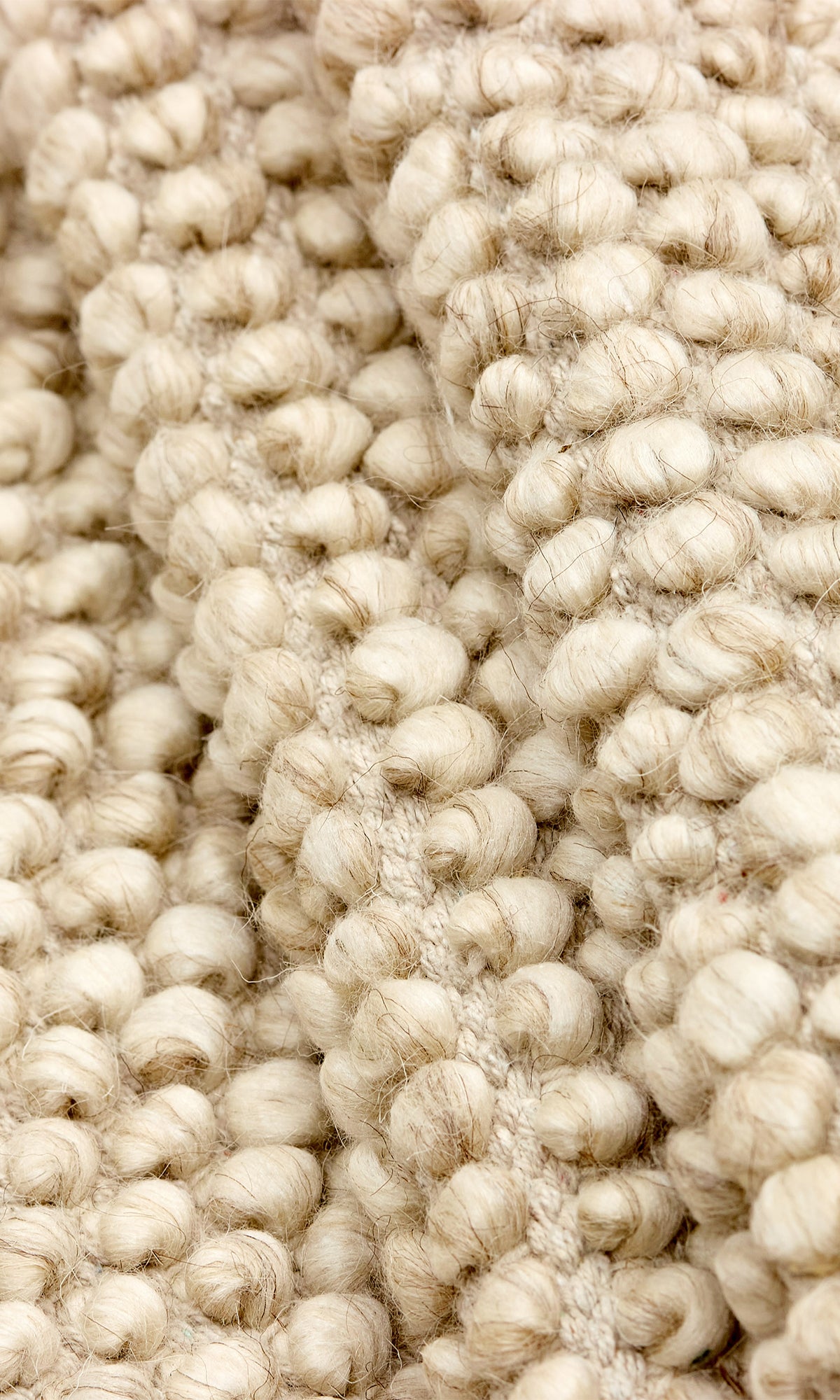 Luxury Handwoven Beige Contemporary Bubble Rectangular Rug - Perfect for Living Room, Bedroom, or Office Decor