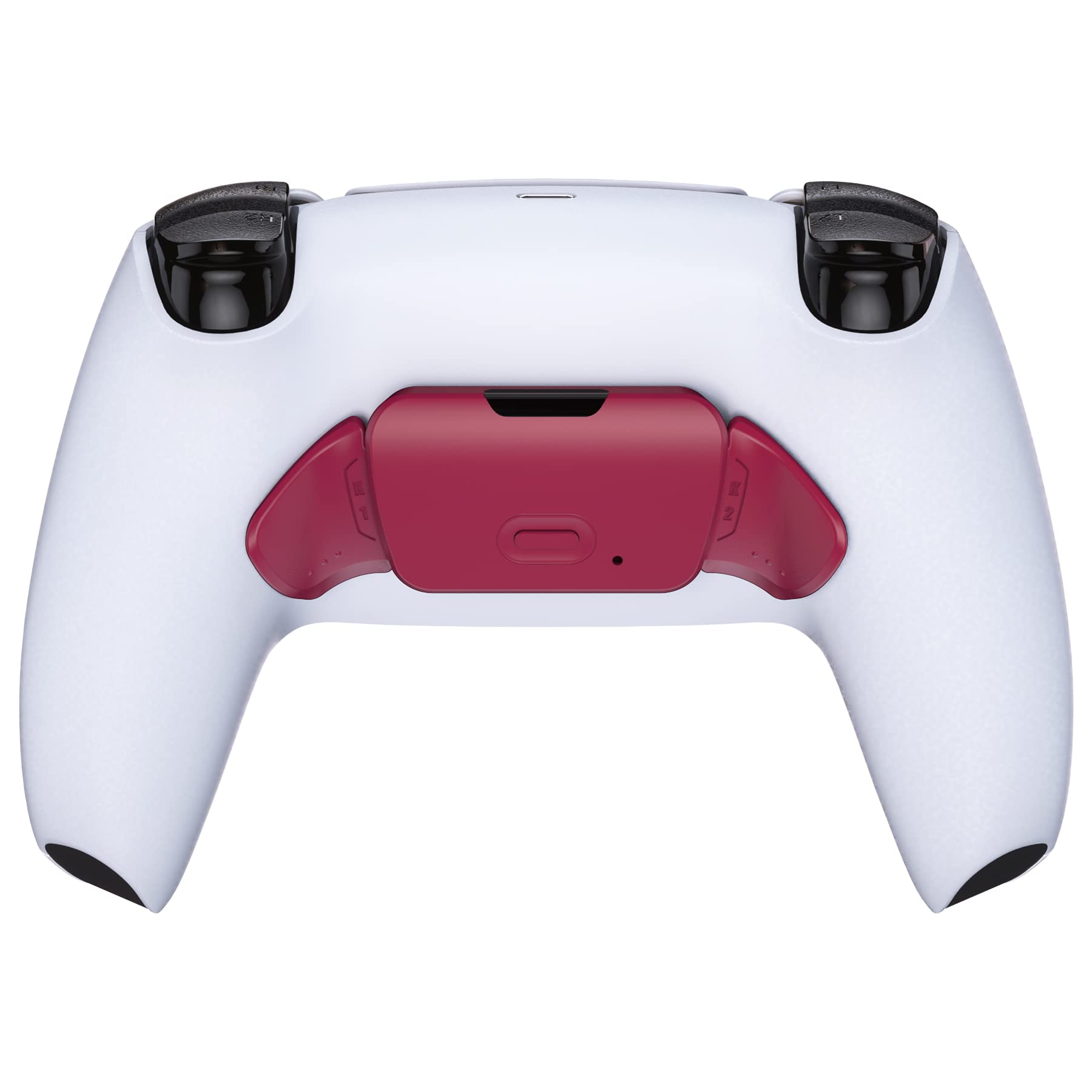 eXtremeRate RISE Remap Back Paddles for PS5 Controller - RISE/RISE2.0 Remap Kit with K1 K2 Replacement Buttons (Not Full Remap Kit) in Cosmic Red - Enhance Gaming Performance for FPS, Racing & Action Games