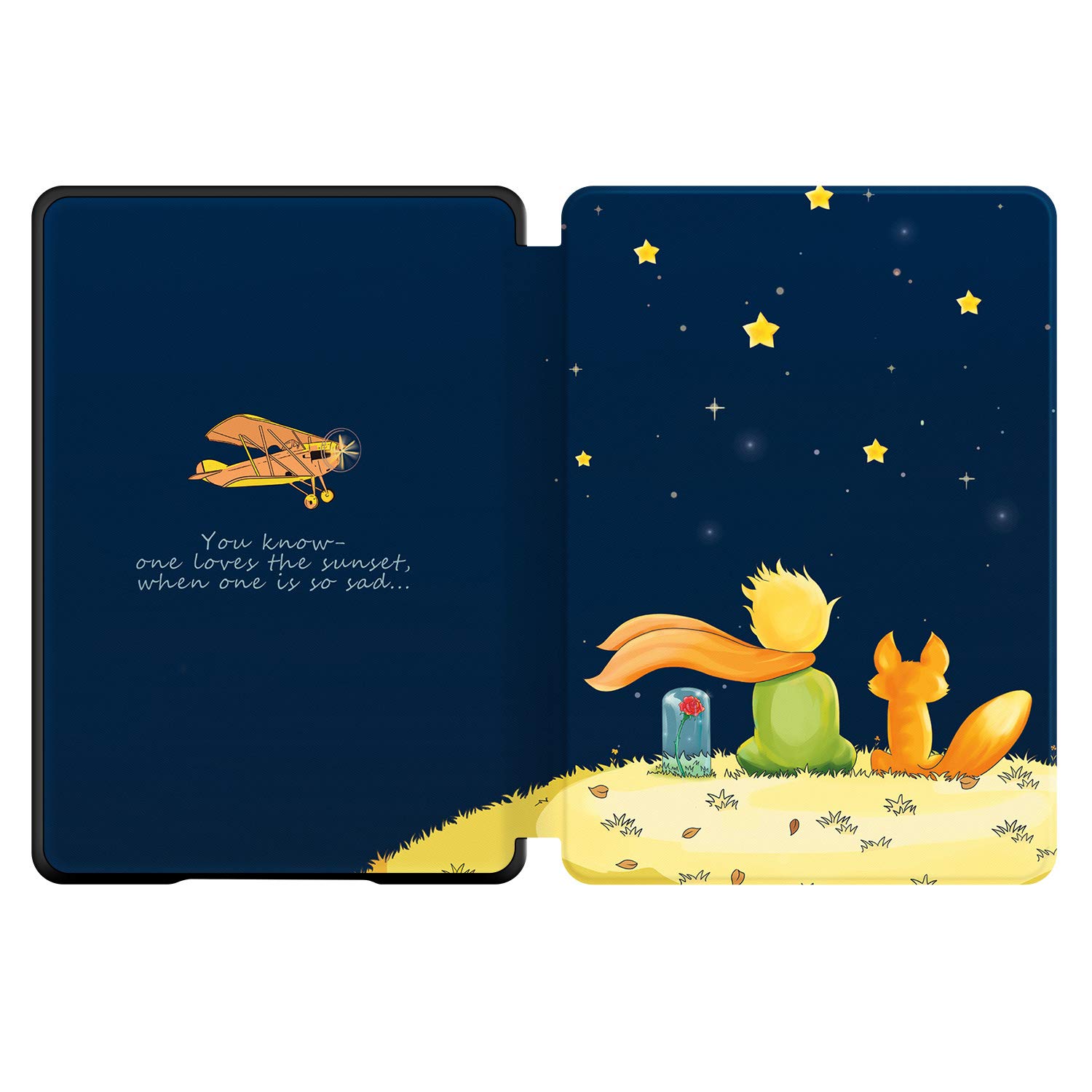 Ayotu Slim PU Leather Case for Kindle 10th Generation (2019 Model) - Auto Wake/Sleep Cover Compatible with Amazon Kindle 2019 Only - Perfect for Reading, Travel & Daily Use - The Boy and Fox Design