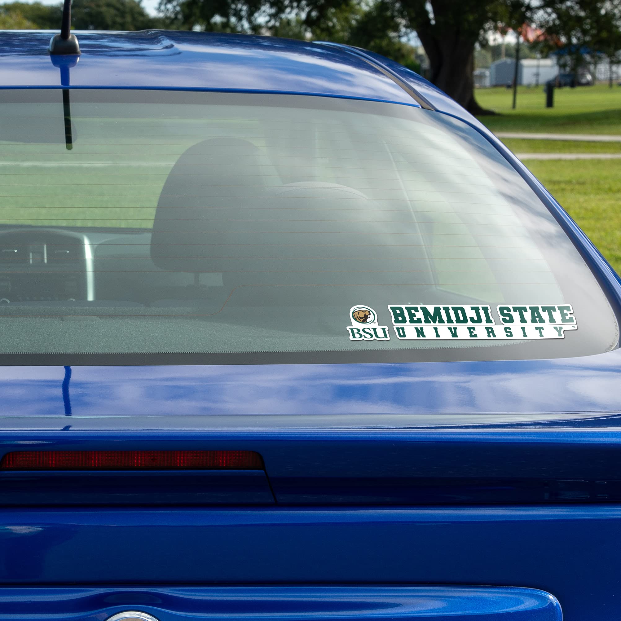 Bemidji State University BSU Beavers Vinyl Decal Sticker - 8 Inch Durable Waterproof Laptop, Water Bottle, Car, Scrapbook Decal - Perfect for College Students, Alumni, and Fans School Spirit Accessories