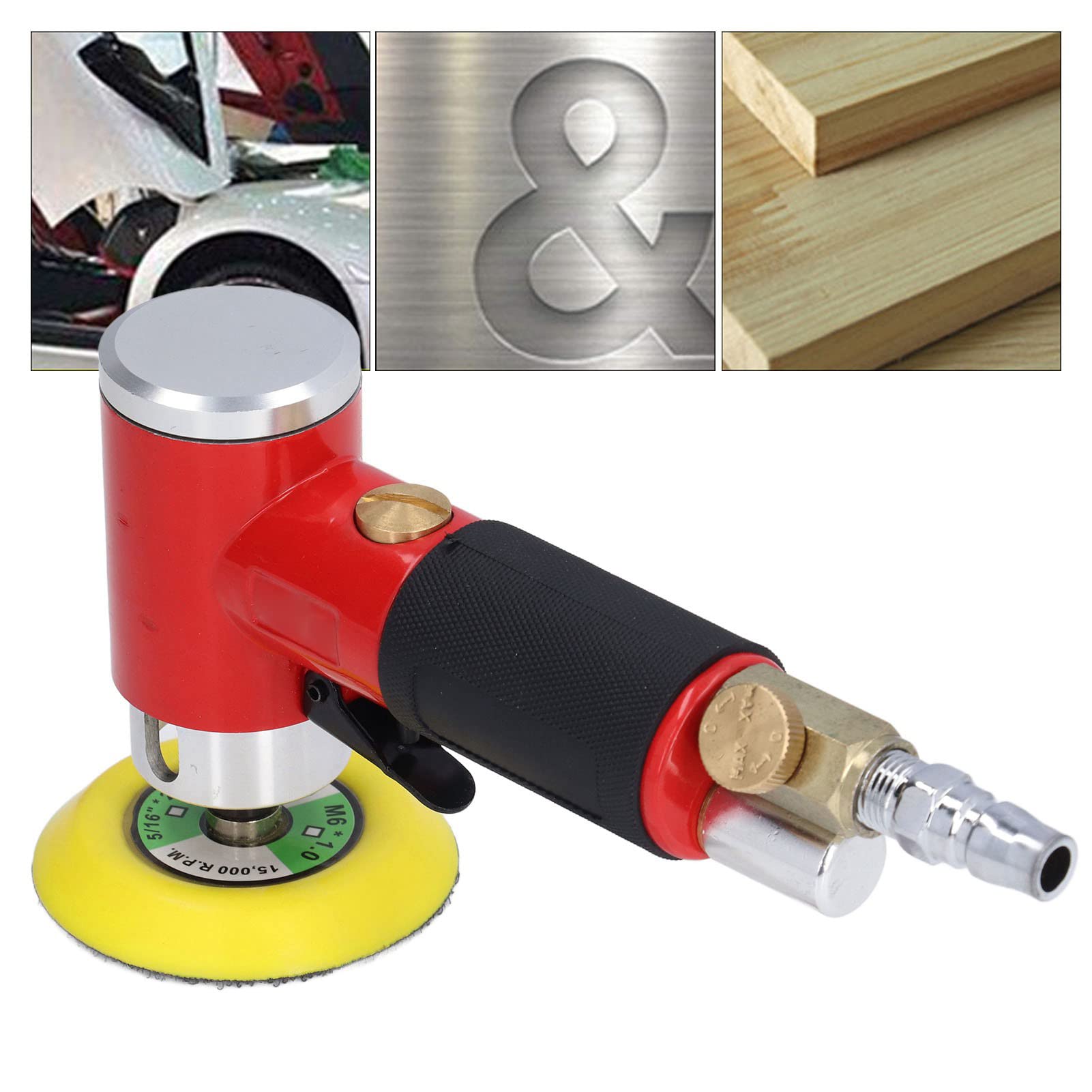 High-Speed Pneumatic Grinding Machine - Professional Air Grinder with PVC Handle & Speed Control (0.6-0.7MPa) for Metal Polishing, Wood Sanding, and Automotive Repair
