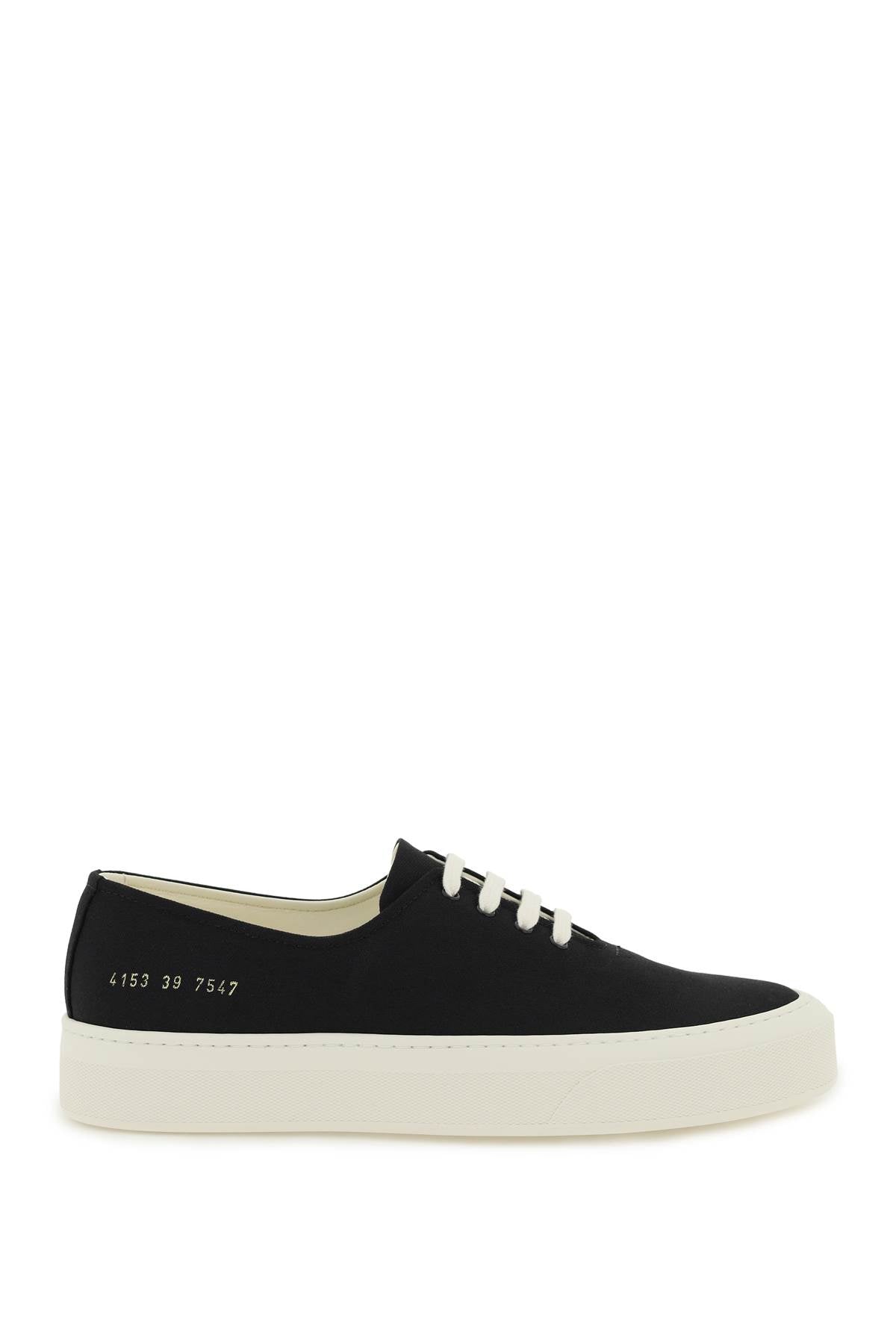 Common Projects Canvas Sneakers for Men & Women - Classic Low Top Casual Shoes for Everyday Wear, Street Style & Comfortable Outfits