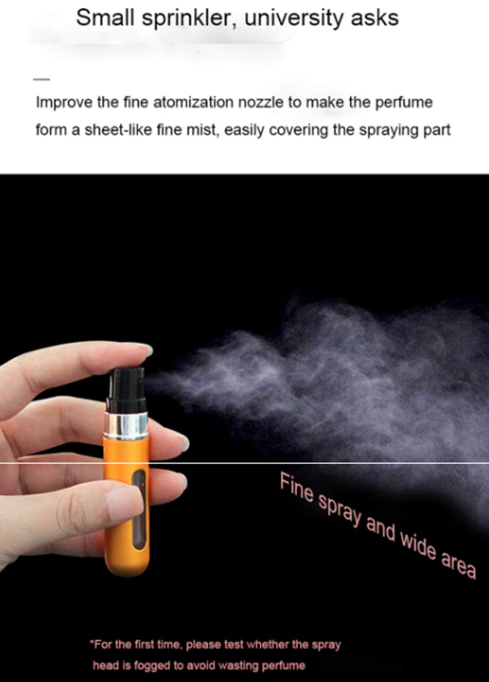 5ml Empty Refillable Perfume Spray Bottle - Portable Travel Essential Oil Atomizer for Fragrance & Aromatherapy (Blue) | Perfect for DIY Perfume, Travel & On-the-Go Use