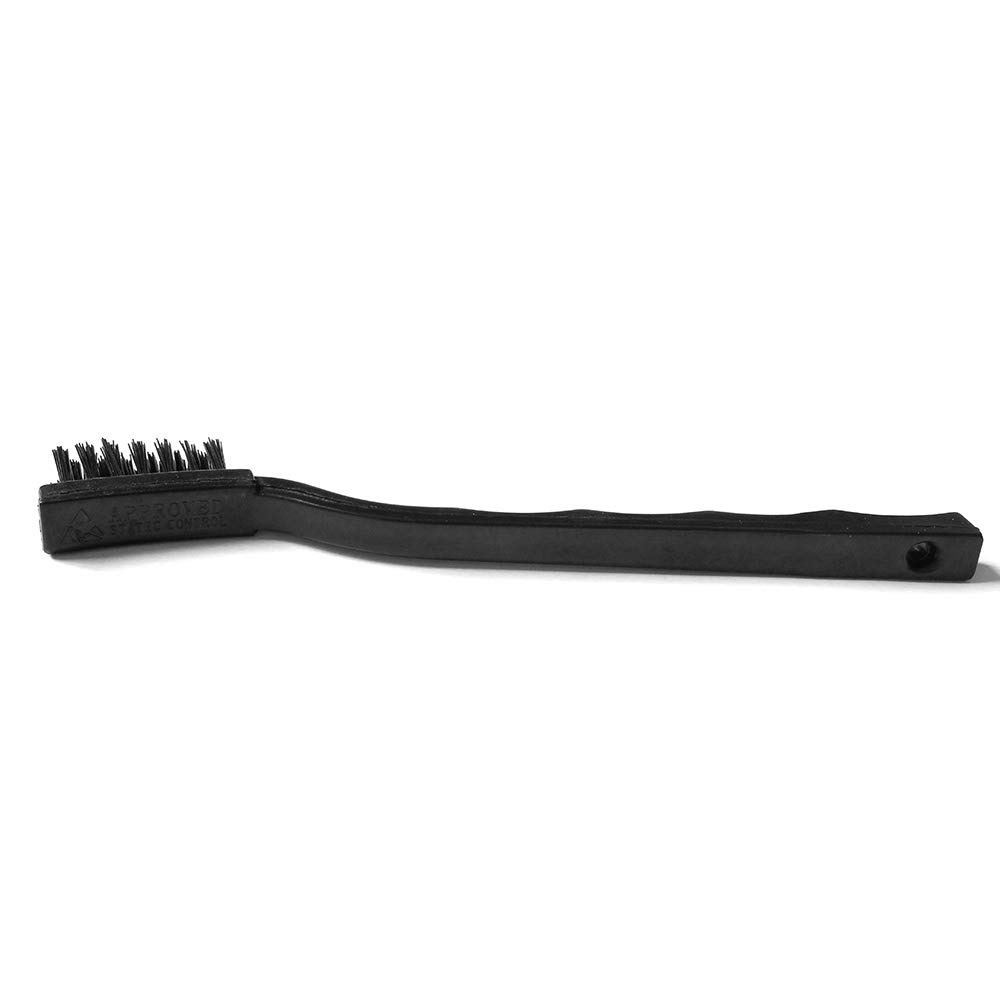 10PCS Anti Static ESD Cleaning Brush Kit for Keyboard, PCB, Motherboard - Safe Electronics Cleaning Tool Set (Black) - Perfect for Computer Repair, Circuit Board Maintenance & Electronic Device Cleaning