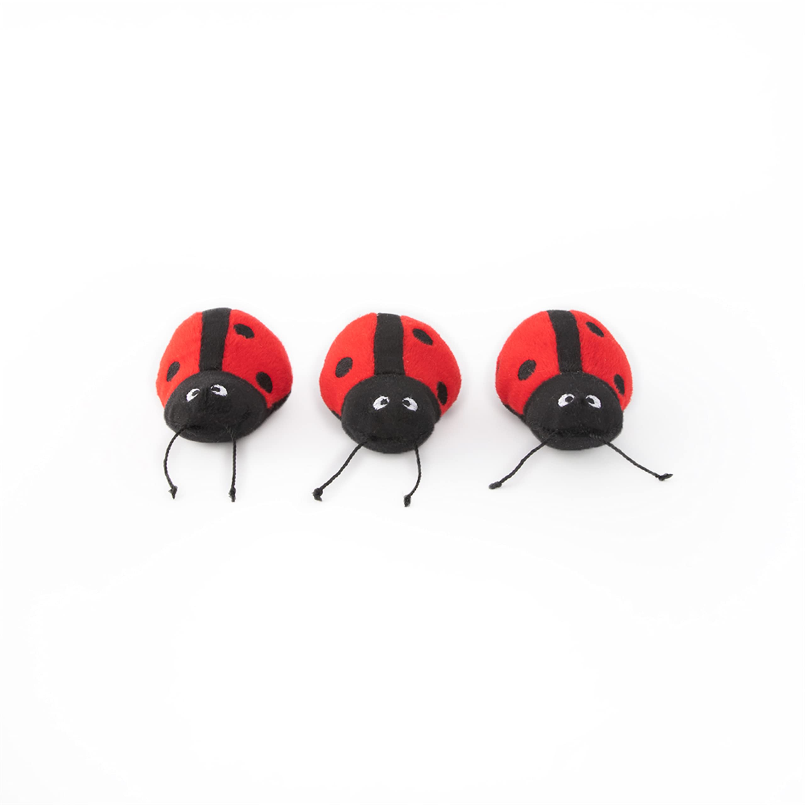 ZippyPaws Hide & Seek Interactive Dog Toys - Squeaky Burrow, Ladybug & Leaf Plush Puzzle Toys for Small & Medium Dogs - Fun Boredom Busters for Indoor Play & Training