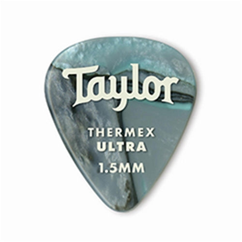 Taylor 80740 Premium 351 Thermex Ultra Picks Abalone 1.50mm Guitar Picks - 6 Pack for Electric & Acoustic Guitar Players - Perfect for Strumming, Picking & Lead Playing