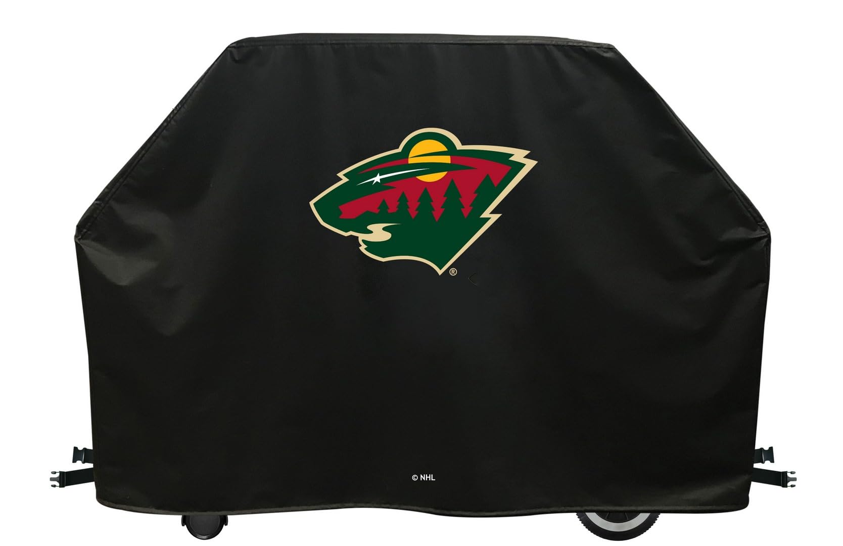 Minnesota Wild Heavy-Duty 72-Inch BBQ Grill Cover - Waterproof & UV Resistant for Outdoor Gas & Charcoal Grills - Perfect for Tailgating, Camping & Backyard BBQs