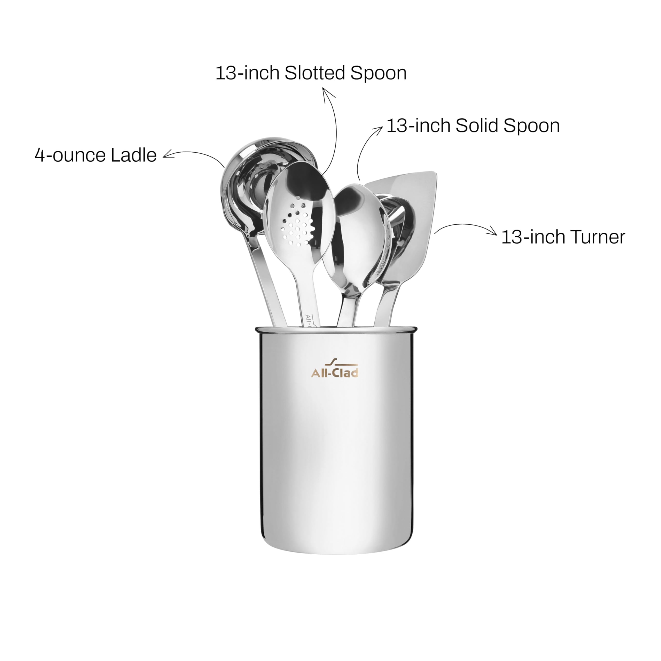 Premium 6-Piece Professional Kitchen Utensil Set - Stainless Steel Cooking Tools for Baking, Grilling & Food Prep - Perfect for Home Chefs & Culinary Enthusiasts