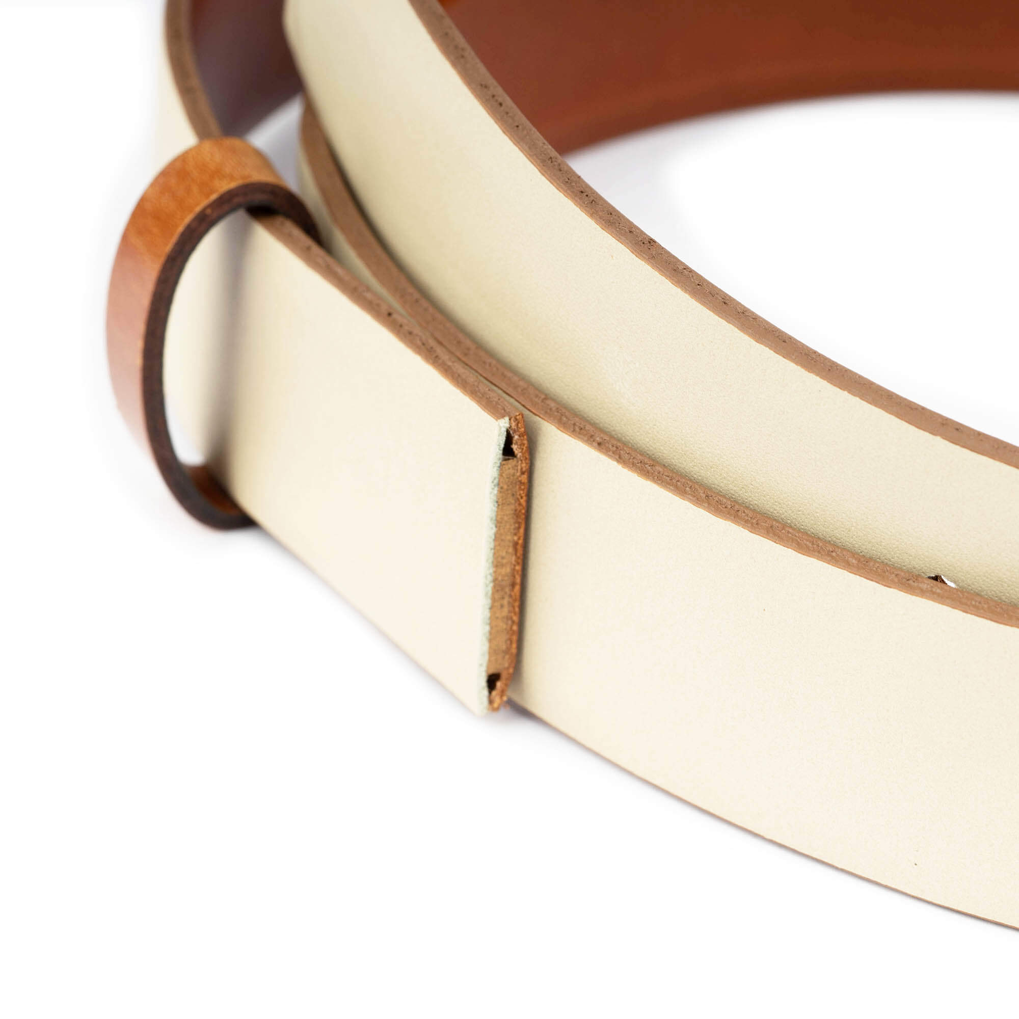 Men's Reversible Grey & Brown Belt Strap for Dunhill Buckles Replacement - Perfect for Formal Wear, Office Attire & Everyday Fashion