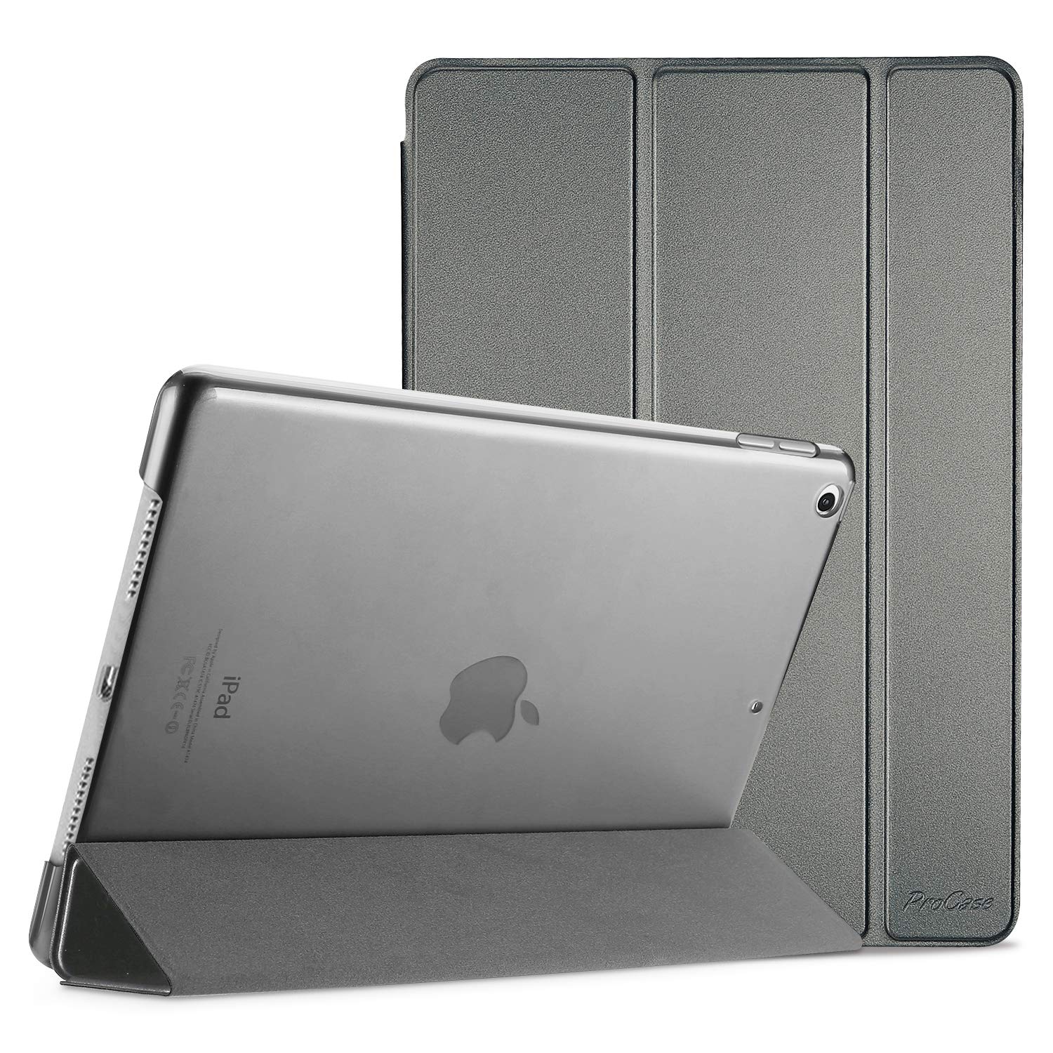 ProCase iPad 10.2 Case for 9th/8th/7th Generation (2021/2020/2019) - Slim Hard Back Smart Cover with Metallic Finish | Perfect for Work, School & Travel Protection