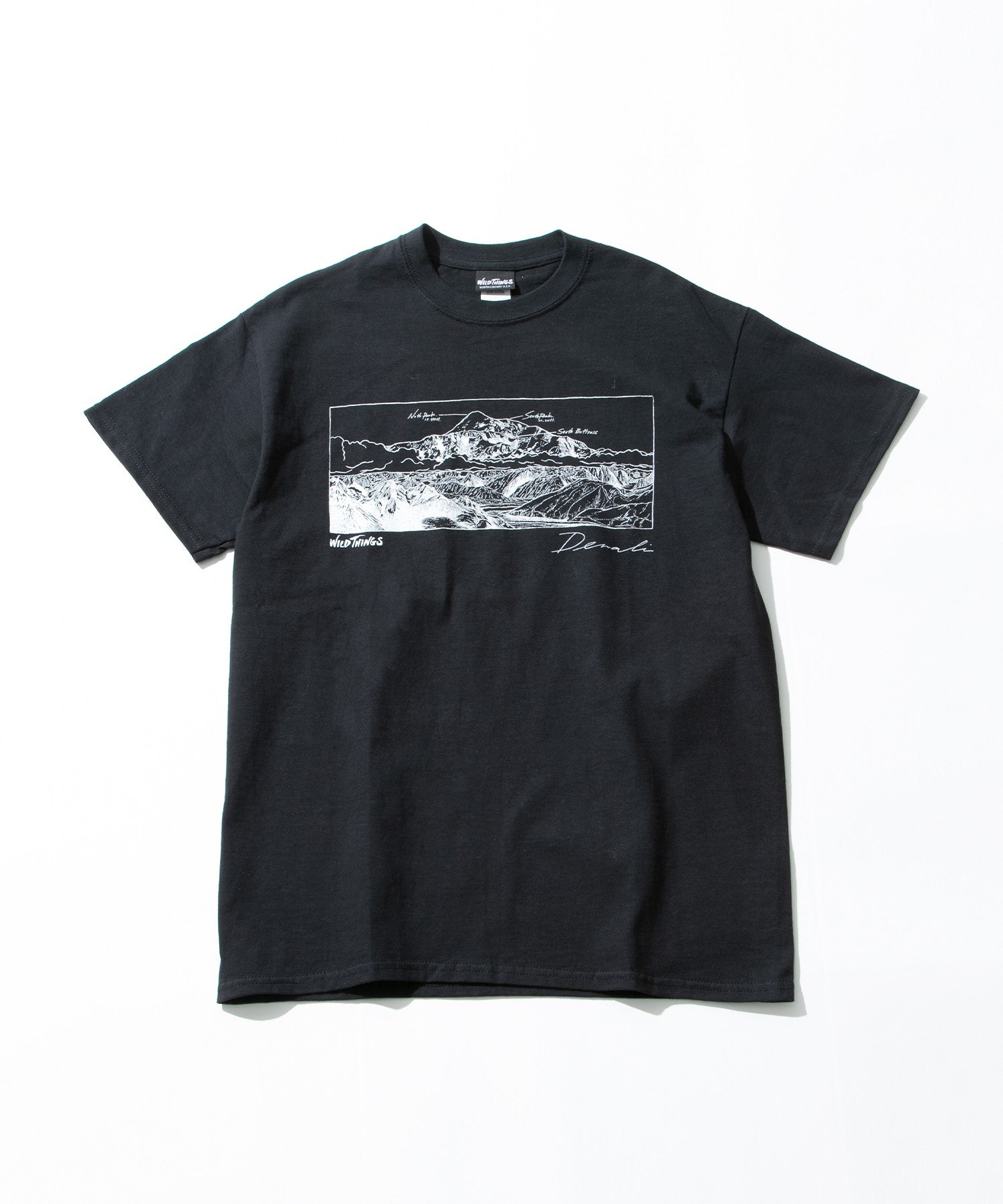 Denali Tee - Premium Black Cotton T-Shirt for Men & Women | Comfortable Casual Wear for Everyday Outfits, Gym & Travel