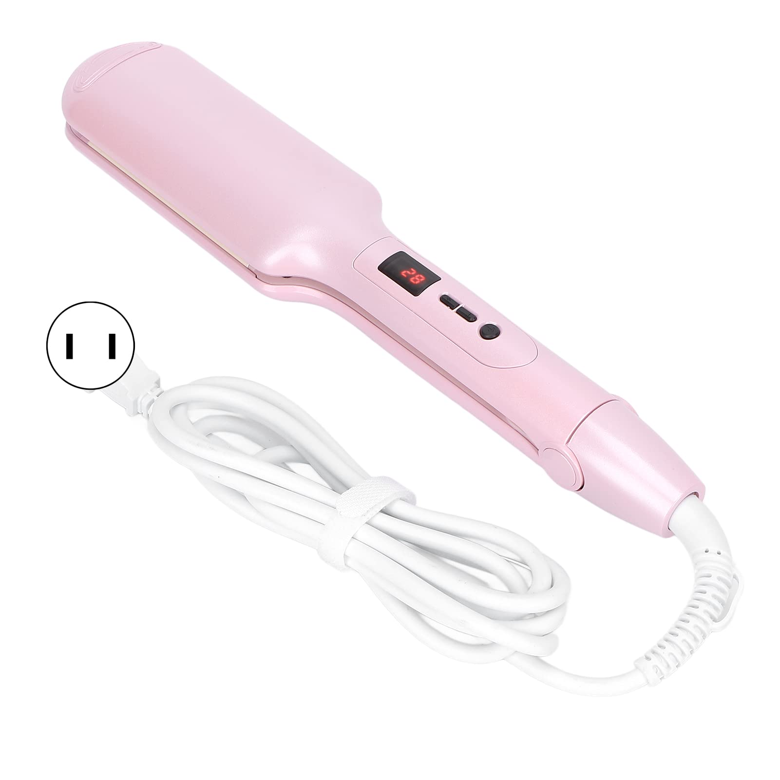 PTC 360° Rotating Double Tube Hair Curling Iron - Intelligent Constant Temperature, Heats in 30s for Perfect Waves & Curls - Egg Roll Head Styler for Salon-Quality Hairstyles at Home