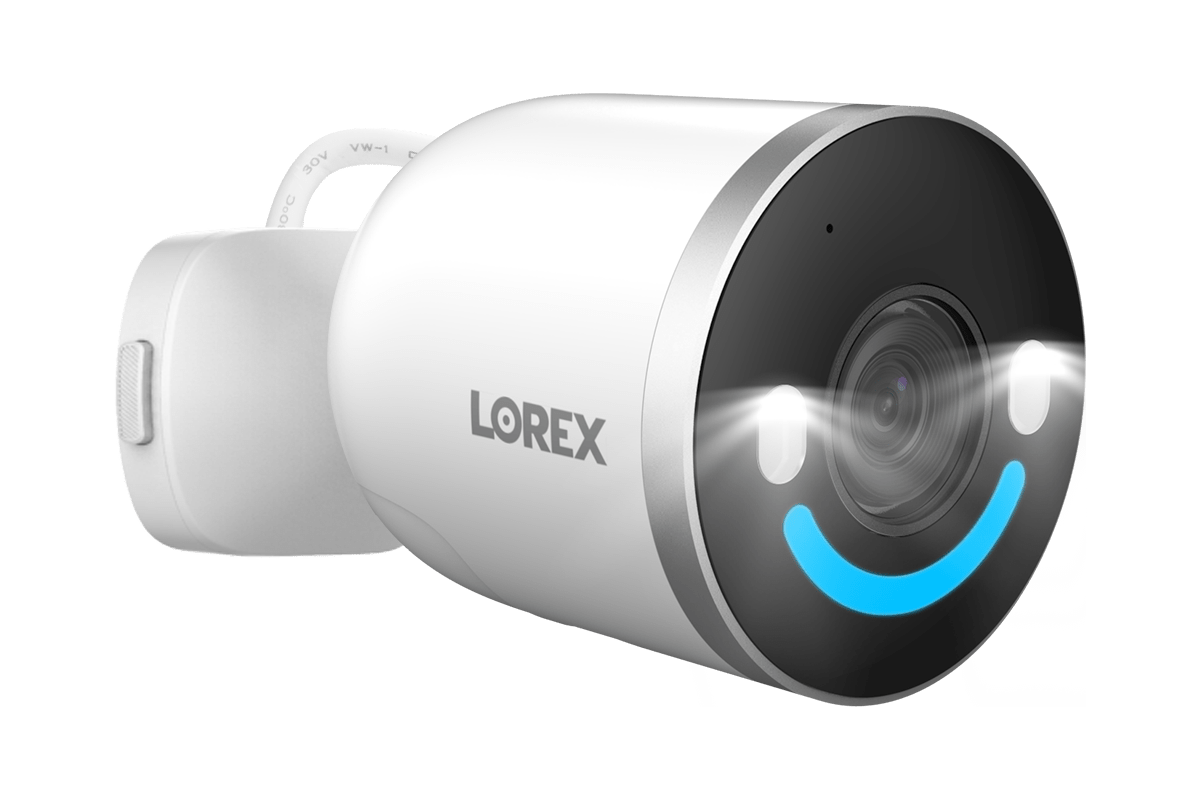 Lorex 4K Ultra HD Smart Security Camera with Wi-Fi 6, Color Night Vision & Spotlight - Weatherproof Indoor/Outdoor Surveillance for Home Protection - Perfect for Driveway, Backyard & Front Door Monitoring
