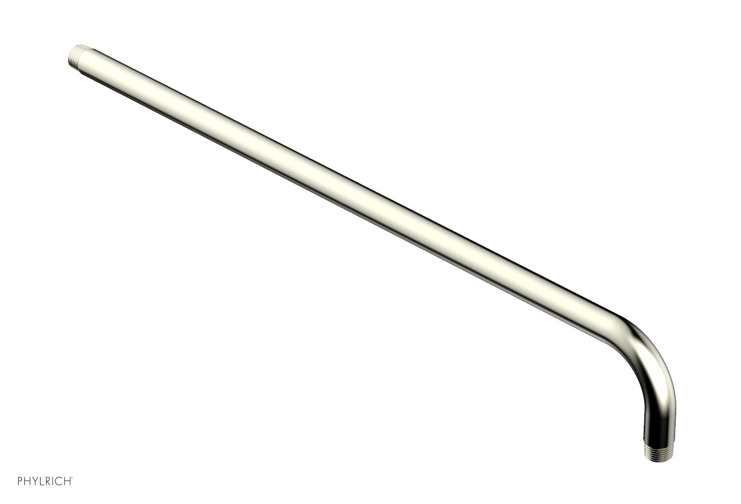 90 Degree Angle 24-Inch Shower Arm - Adjustable Showerhead Extension for Bathroom Renovation, Perfect for Small Spaces and Corner Showers