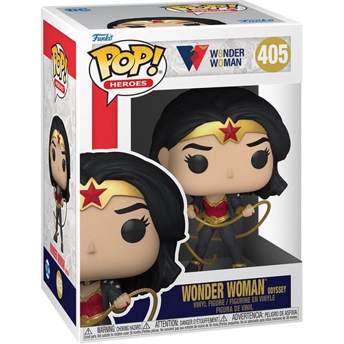 DC Comics 80th Anniversary Wonder Woman Odyssey Pop! Vinyl Figure - Collectible Action Figure for Superhero Fans, Home Decor & Gift for DC Lovers