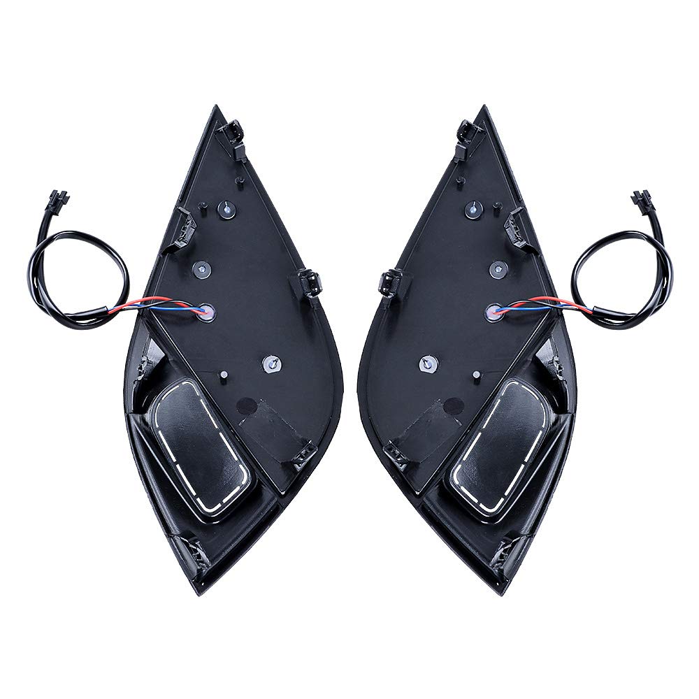 Pair of Car LED DRL Daytime Running Lights with Yellow Turn Signal & Fog Light - Xenon White Driving Lights Compatible with Toyota Camry XSE SE 2018-2020 Models | Perfect for Night Driving & Enhanced Visibility