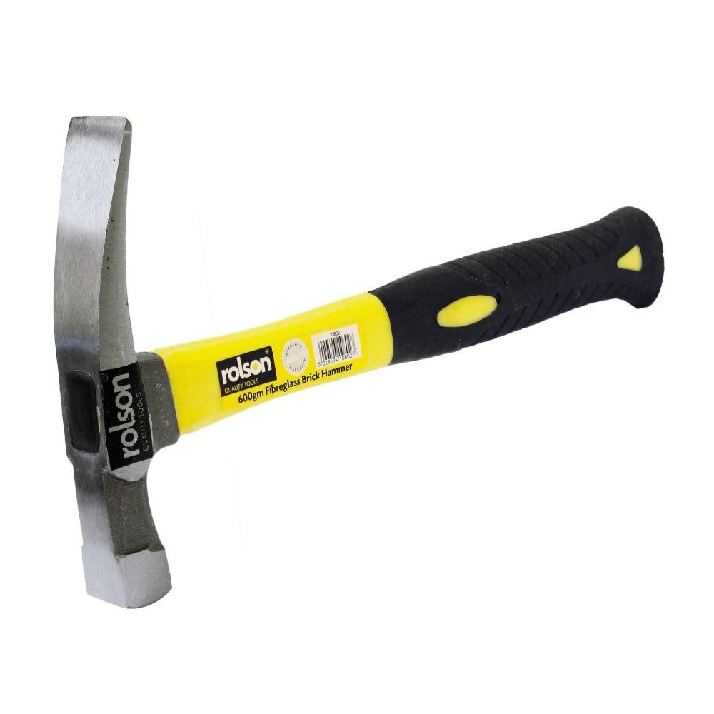 600g Brick Hammer 10802 - Heavy Duty Masonry Hammer for Bricklaying, Demolition & Construction - Perfect for DIY Projects, Home Renovation & Professional Use