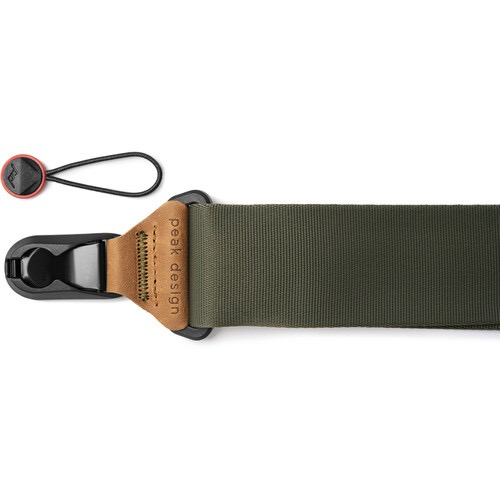 Peak Design Slide Camera Strap - Adjustable & Comfortable Shoulder Strap for DSLR/Mirrorless Cameras (Sage Green) - Perfect for Travel, Hiking & Photography Enthusiasts