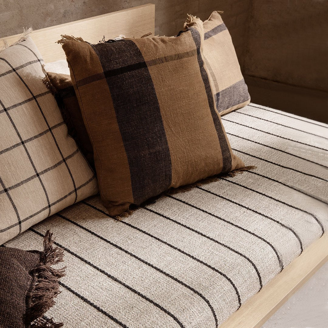 Ferm Living Kona Bed - Modern Scandinavian Platform Bed Frame with Wooden Slats, Queen Size | Perfect for Minimalist Bedroom, Guest Room & Small Space Living