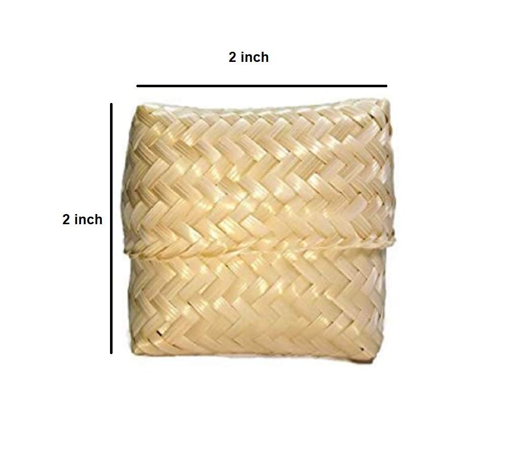 Natural Bamboo Basket Sticky Rice Steamer - Handmade in Thailand for Cooking, Food Decoration & Storage | Perfect for Asian Cuisine, Kitchenware & Home Decor