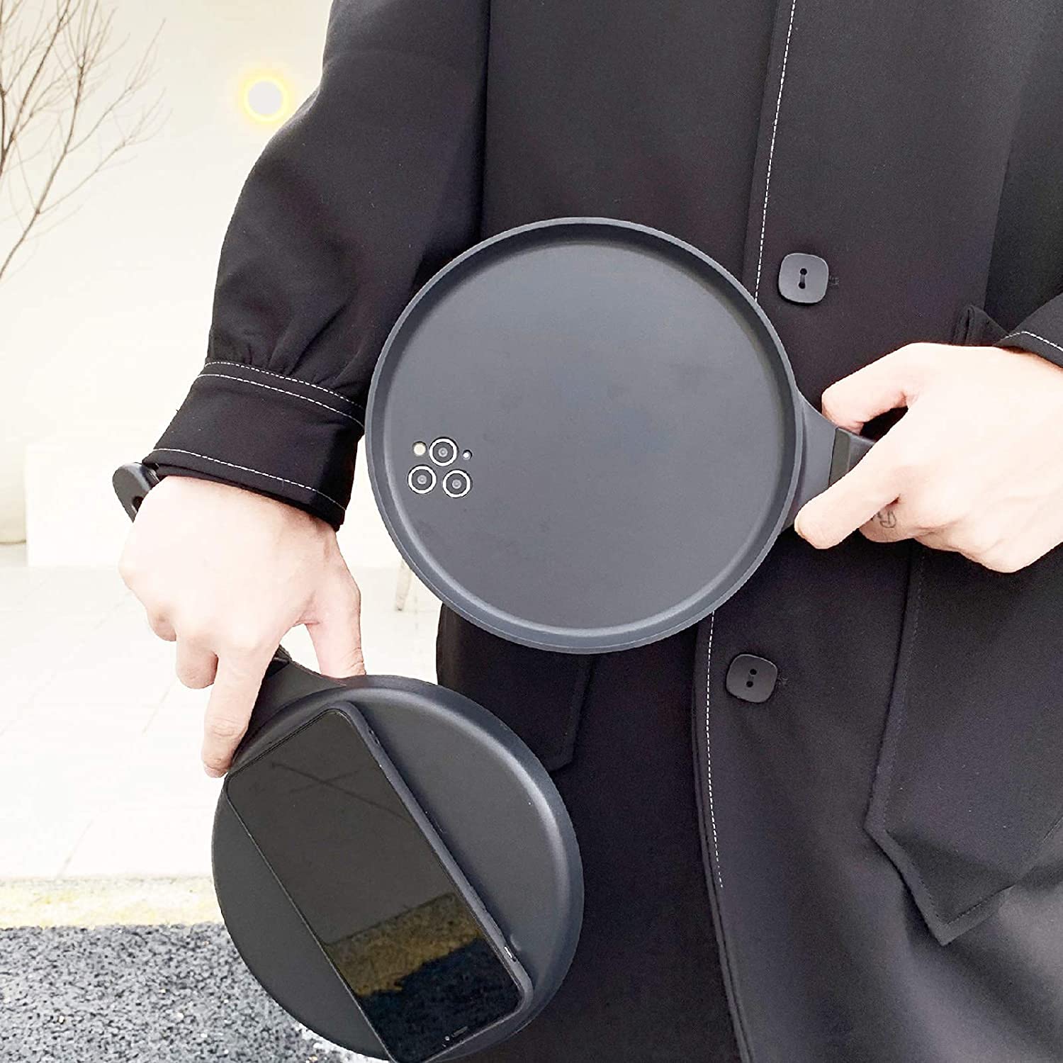 Non-Stick Frying Pan Phone Case for iPhone 11 Pro Max - Funny Kitchen-Themed Protective Cover - Perfect for Cooking Enthusiasts & Food Lovers (Use While Cooking, Baking or as Unique Gift)